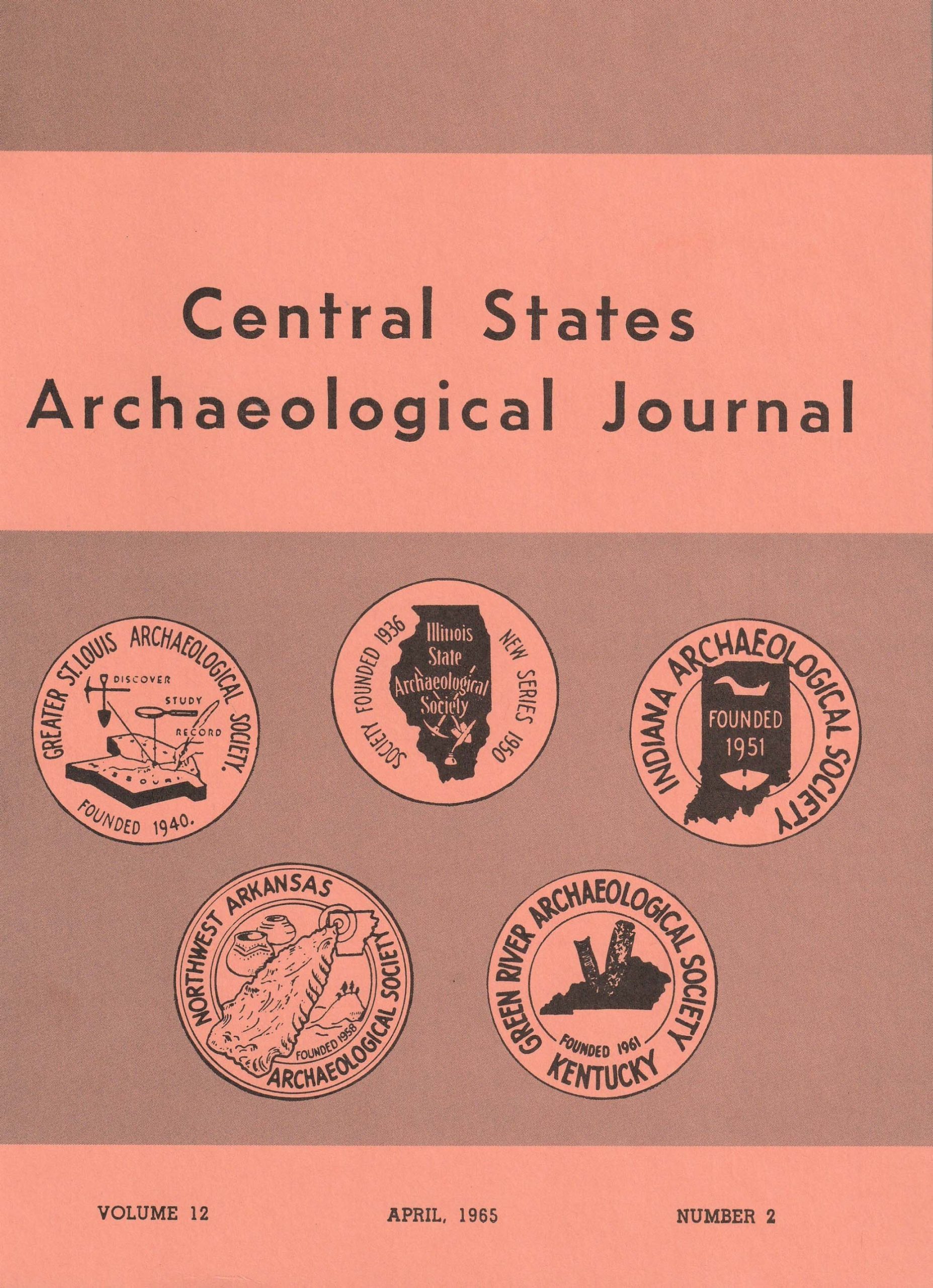 April 1965 Central States Archaeological Journal