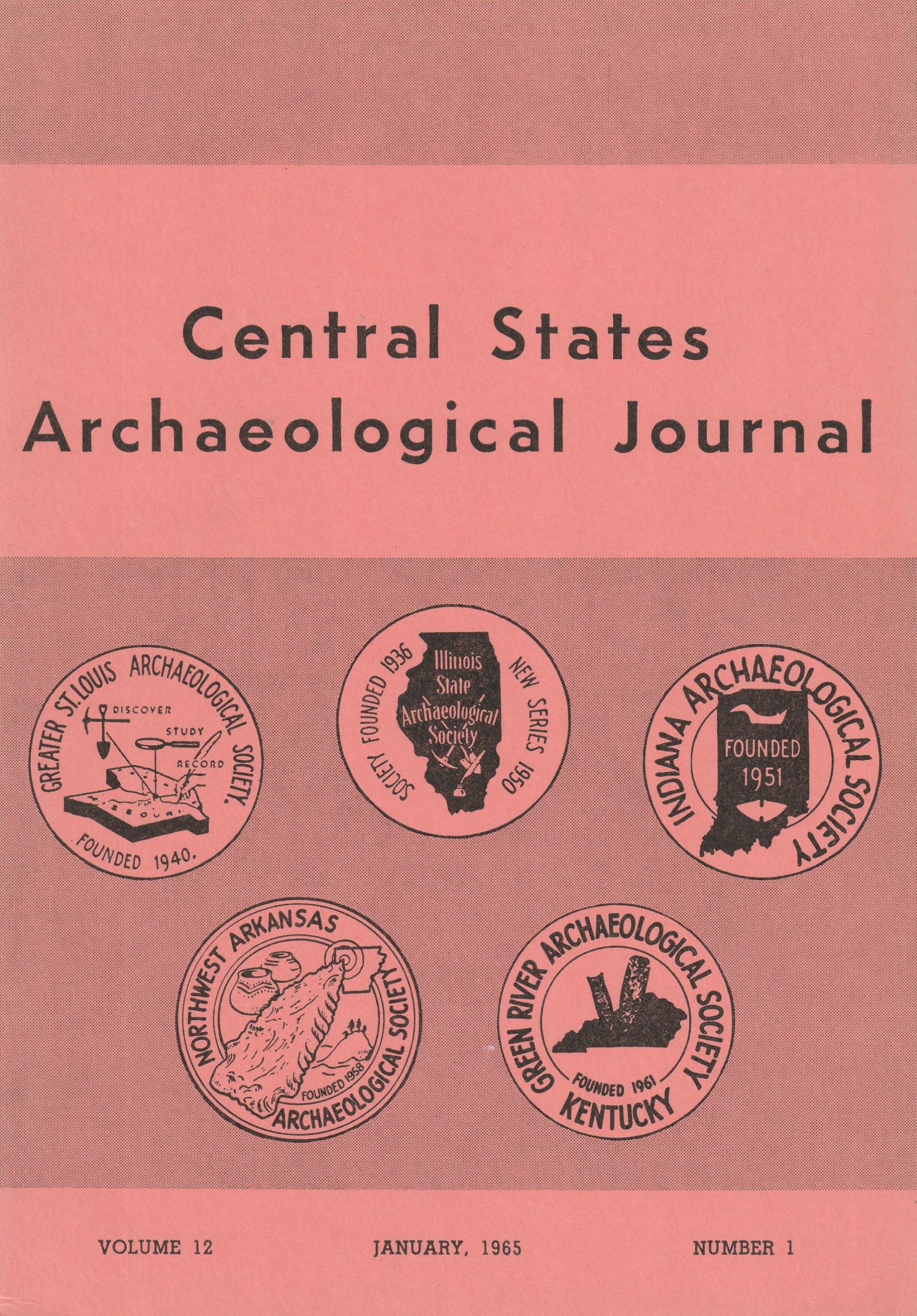 January 1965 Central States Archaeological Journal