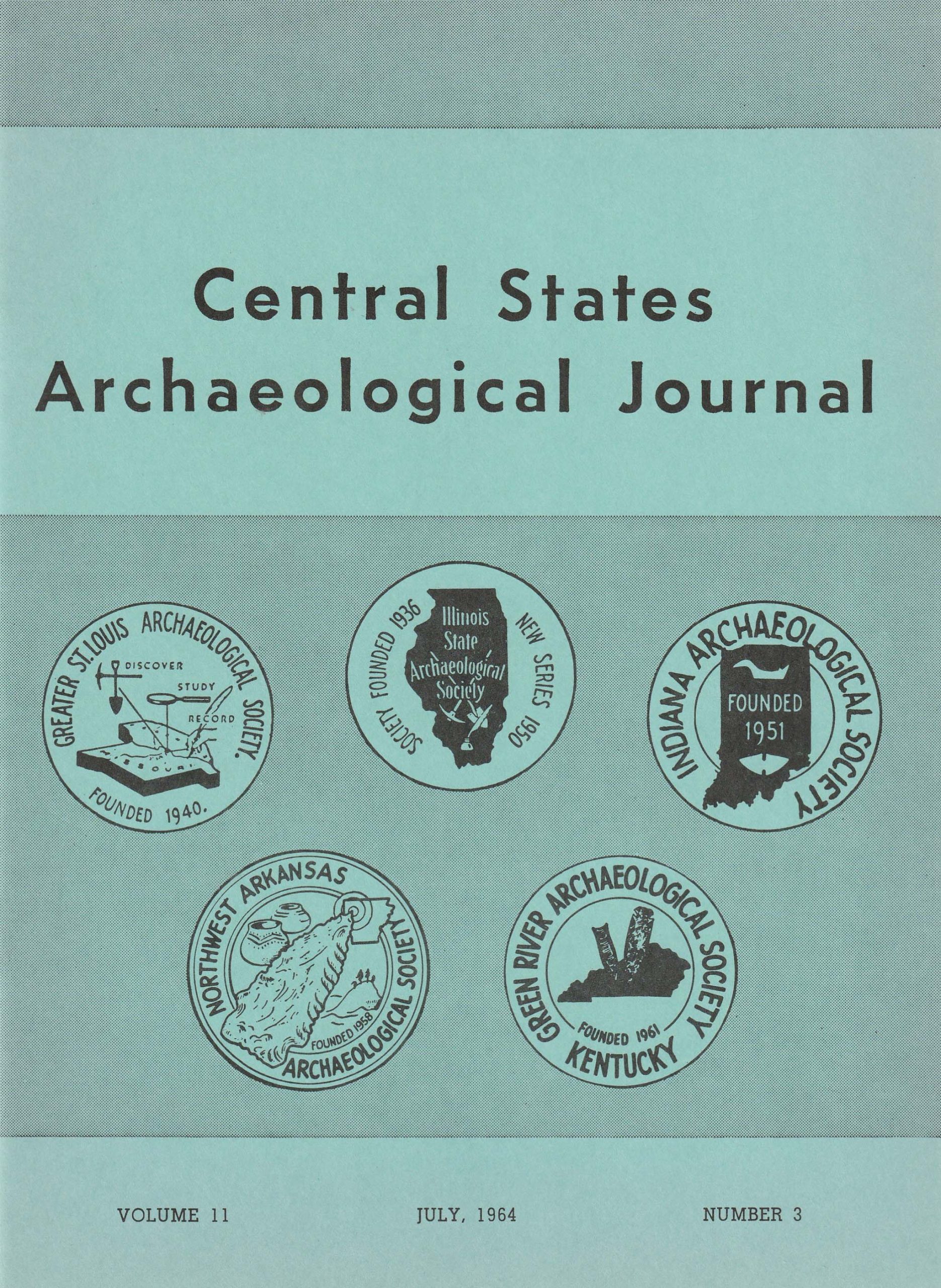 July 1964 Central States Archaeological Journal