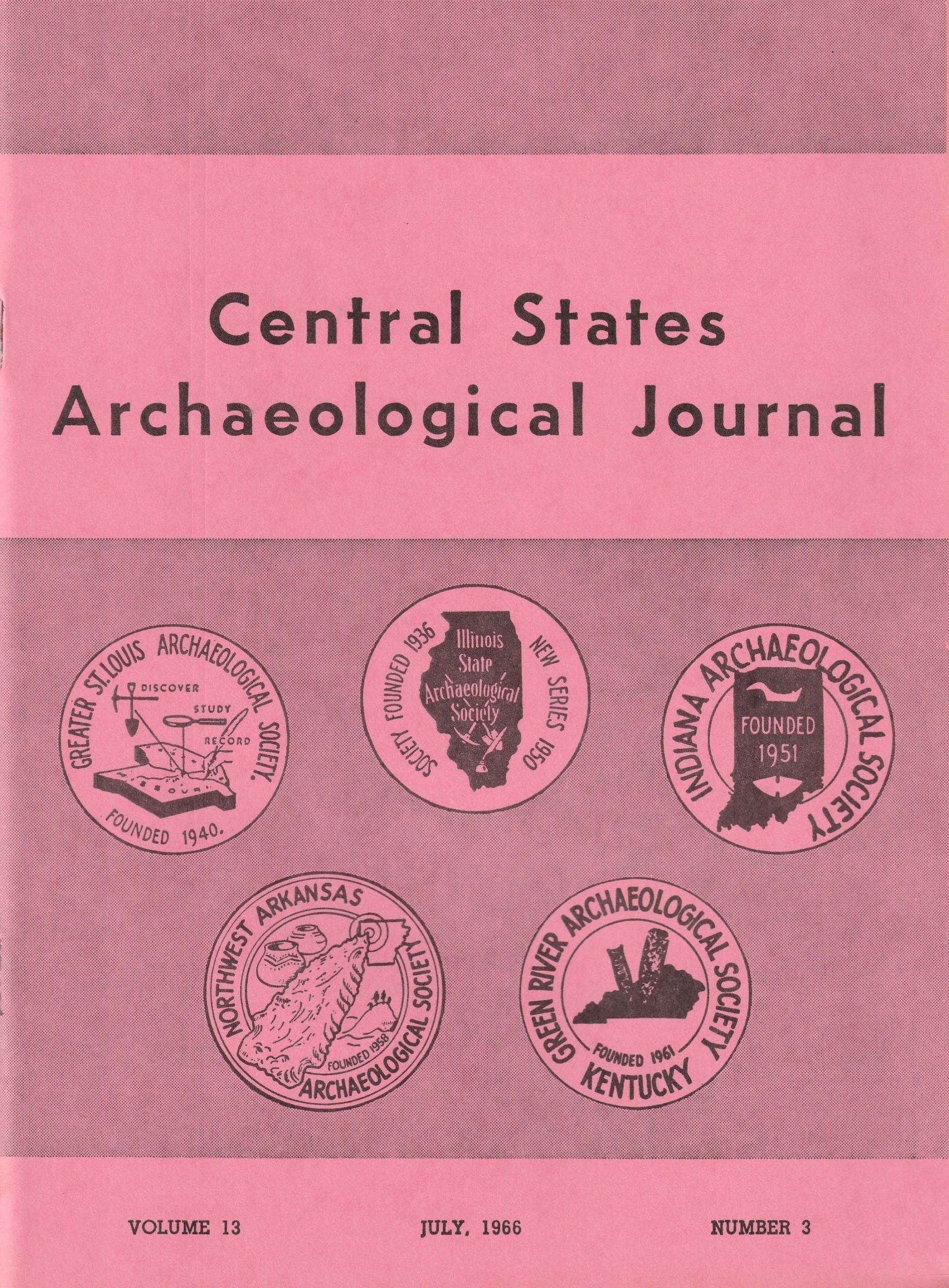 July 1966 Central States Archaeological Journal