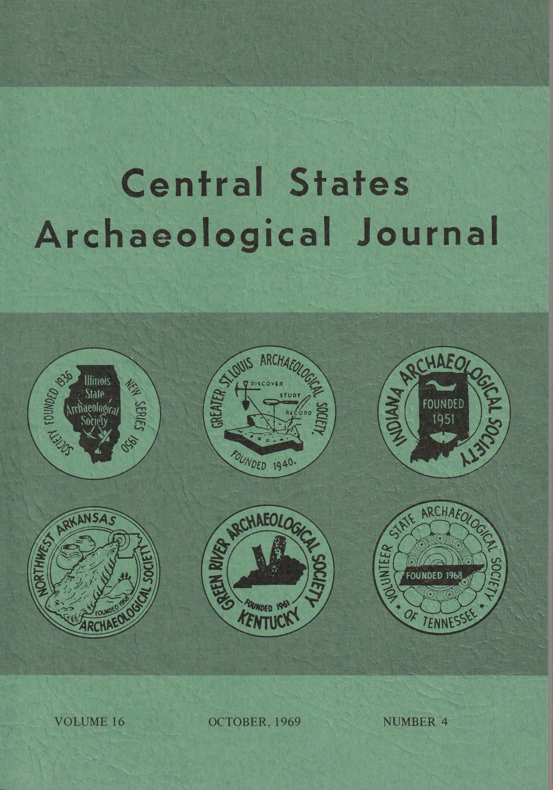 October 1969 Central States Archaeological Journal